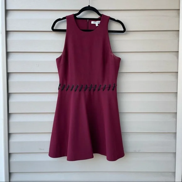 Elizabeth and James | Dresses | Elizabeth James Burgundy Mini Skater Dress With Whipstitch Waist Size | Poshmark Elizabeth and James | Dresses | Elizabeth James Burgundy Mini Skater Dress With Whipstitch Waist Size | Poshmark